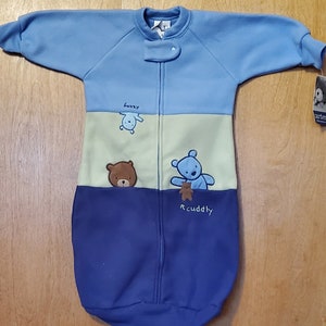 NOS Carter&#39;s Fleece Bunting for Infants up to 21 lbs