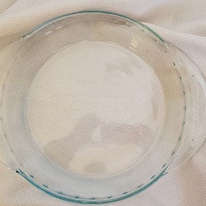 Vintage Pyrex 2229 Pie Baking Plate Dish Handles 9.5&quot; 24cm