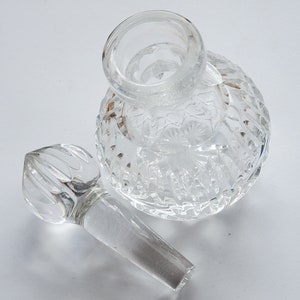Vintage Cut Glass Perfume Bottle