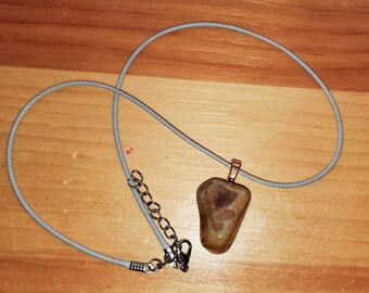 Handcrafted Beautiful Unique Lake Superior Chert 18-20" Necklace