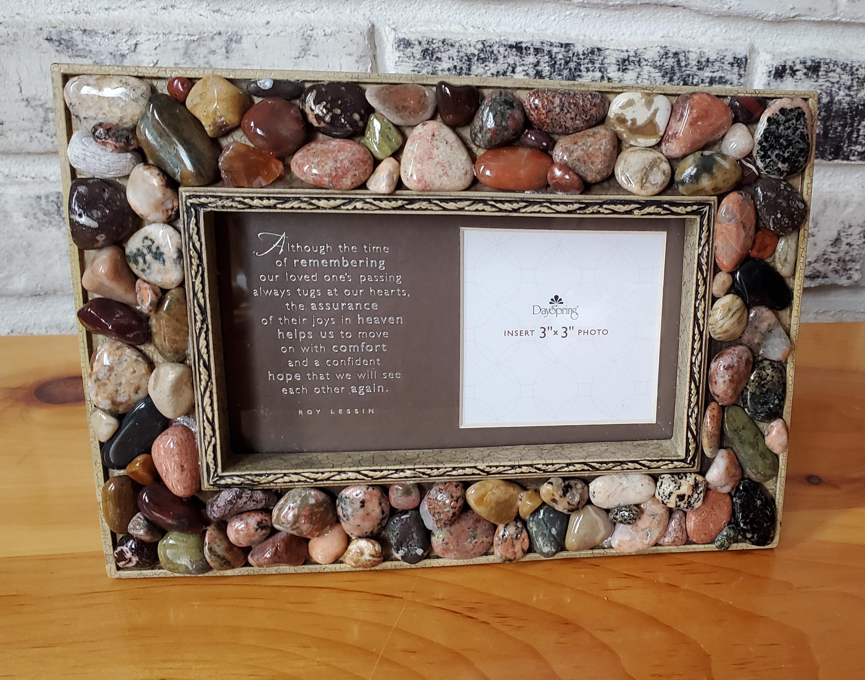 Upcycled Picture Frame Embellished on Front With Lake Superior