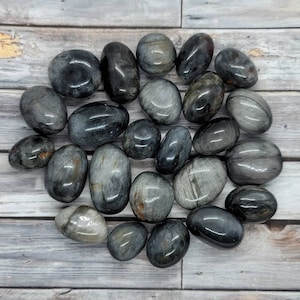 100g Eagle Eye Jasper Tumbled Stones, Tumbled Eagle Eye Stones,  Bulk Crystals, Jewelry Making, Healing Crystals, Mineral Specimen #1