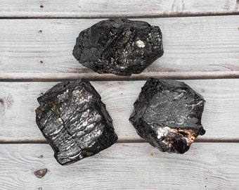 Rough SHUNGITE Specimen 2 Billion Years Old Ancient Healing Stone 1 Stone