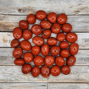 1lb Red Jasper Tumbled Stones, Tumbled Red Jasper , Bulk Crystals, Healing Crystals, Mineral Specimen