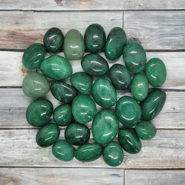 100g Green Aventurine Tumbled Stones, Tumbled Aventurine Stone, Bulk Crystals for Jewelry Making, Mineral Collecting, and Crystal Healing #1