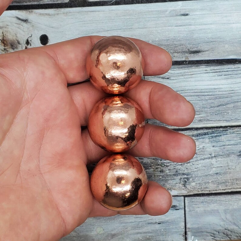 Pure Copper Sphere From USA 28mm Polished Copper Ball High Etsy Hong Kong