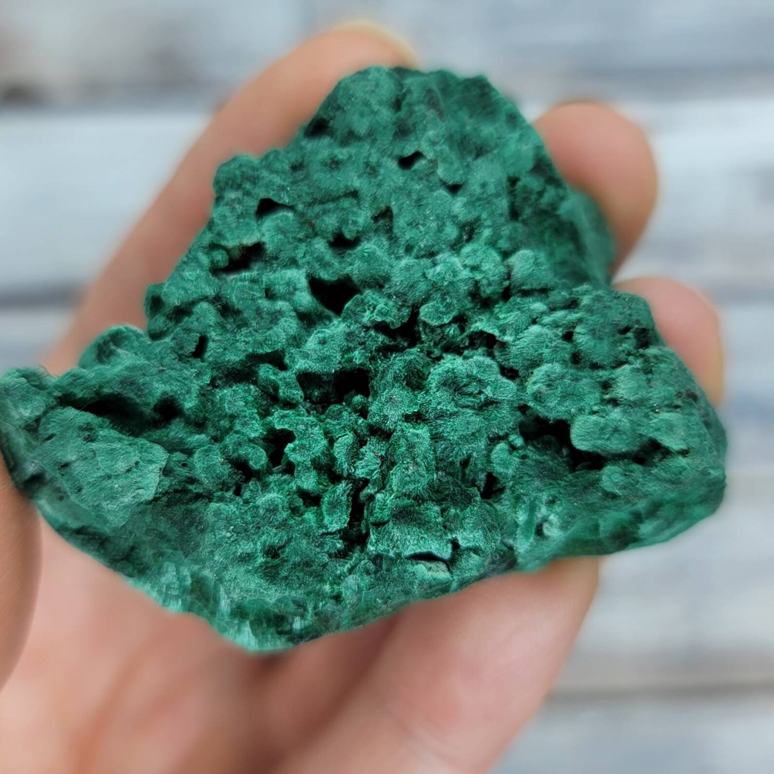Rough Malachite Crystal Green Velvet Malachite Specimen Etsy