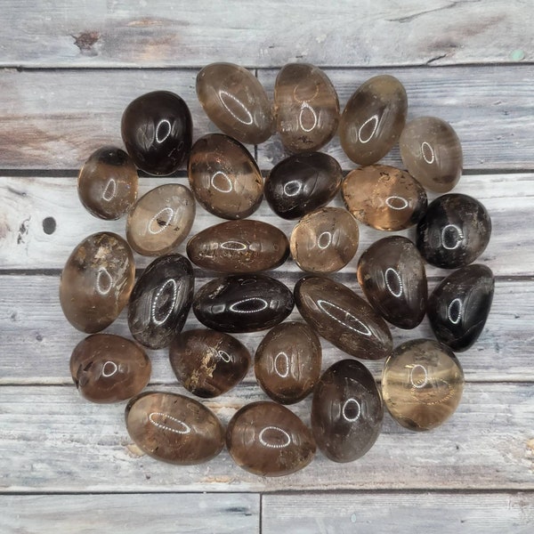 100g Smoky Quartz Tumbled Stones, Tumbled Smoky Quartz Crystal, Bulk Crystals, Jewelry Making, Crystal Healing, Mineral Collecting