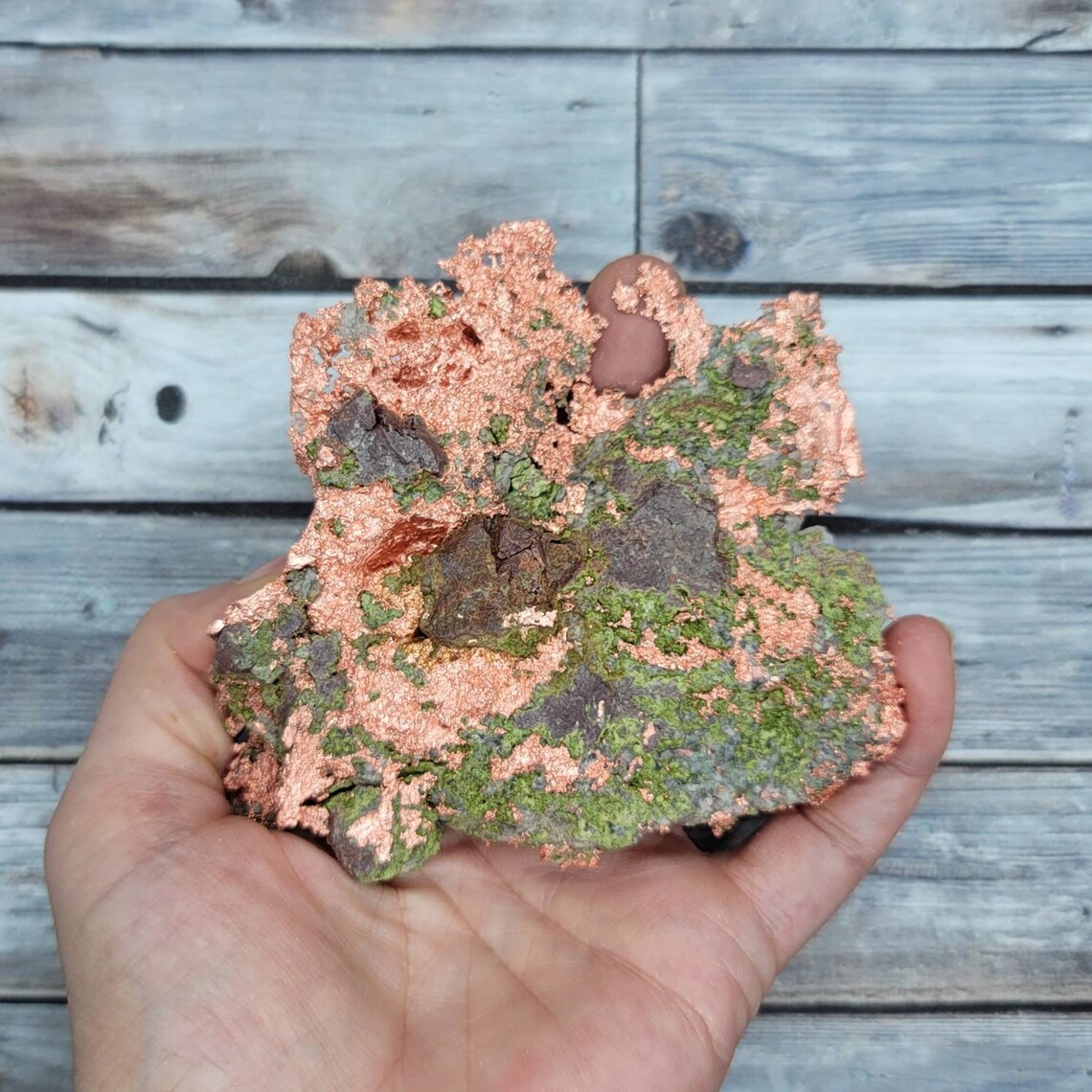 Large Raw Native Copper Nugget From Michigan Natural Copper Etsy