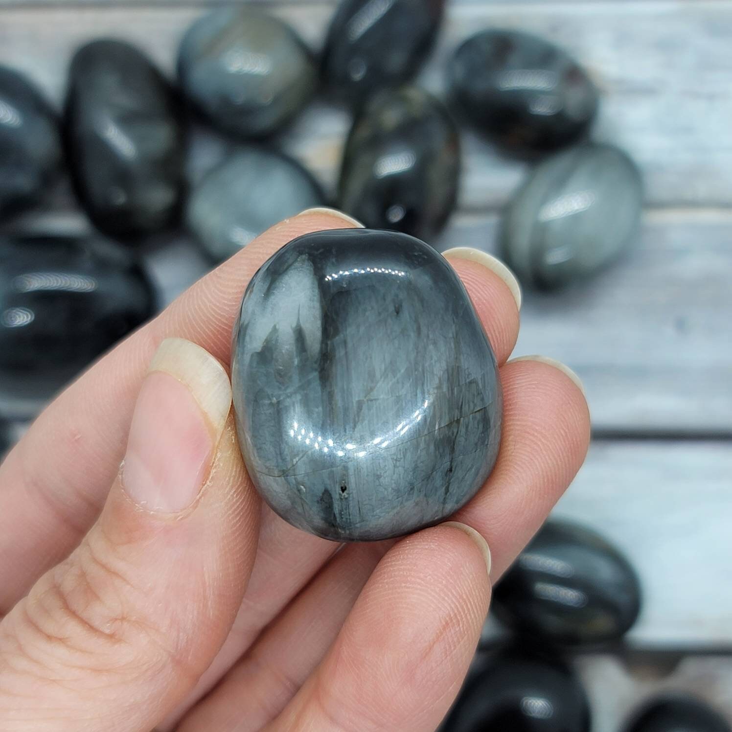 100g Tumbled Eagle Eye Jasper Stone Gepolijst Eagle Eye Etsy