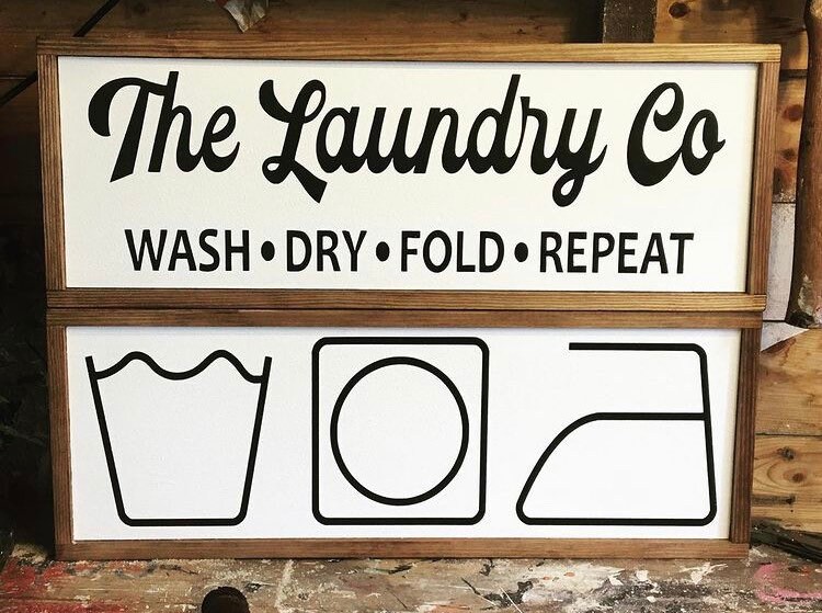Lavandería /Decoración de la sala de lavandería / Sala de | Etsy