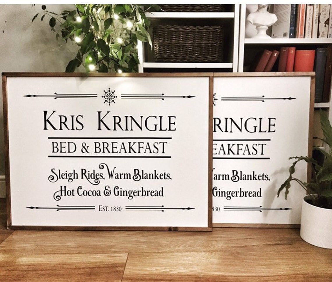 Kris Kringle / bed and breakfast / navidad / decoración del | Etsy España