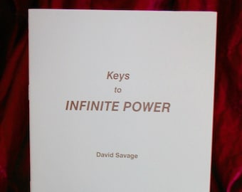 Keys To Infinite Power By David Savage - Spells Rituals Occult Books Grimoire Goetia Witchcraft Witch Occultism