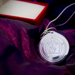Sterling Silver SIGIL OF SEERE - talisman occult occultism pendant sigil pentacle witchcraft witch spells rituals magick
