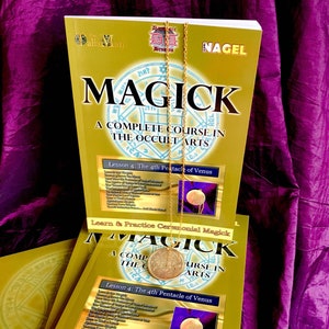 Magick: A Complete Course in the Occult Arts Volume 4 With Hand-Crafted Brass Talisman