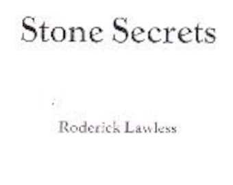 STONE SECRETS By Roderick Lawless - Magick Spells Rituals Occult Books Occultism Goetia Grimoire Witch Witchcraft Finbarr