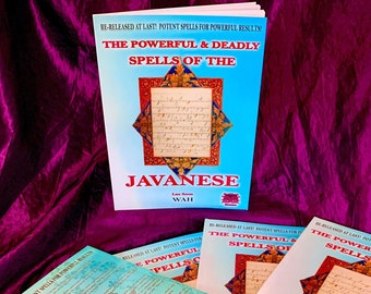 Potężne i śmiercionośne zaklęcia Jawajczyków autorstwa Lau Soon Wah (nowe wydanie) - Magia Książki magiczne Książki okultystyczne Okultyzm Grimoire Czarostwo
