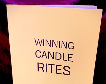 Winning Candle Rites Finbarr Books White Black Money Love Lust Spells Magick Occult Spellbook Witchcraft Magic
