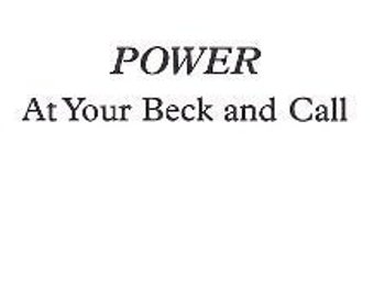 Power at your Beck and Call By John Godfrey - Spells Occult Books Occultism Rituals Witch Witchcraft Satanism Finbarr White Magick