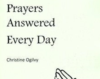 Prayers Answered Every Day By Christine Ogilvy - magick prayer miracle spells rituals occult witch witchcraft goetia grimoire occult books