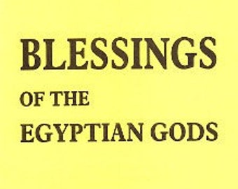 Blessings of the Egyptian Gods by James Finbarr Cullinan - Spells Rituals Occult Books Grimoire Goetia Witchcraft Witch Occultism Satanism