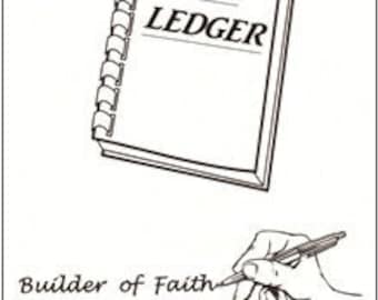 THE LEDGER Builder Of Faith By E. ELWYN - Magick Occult Books Occultism Grimoire Goetia Satanism Finbarr