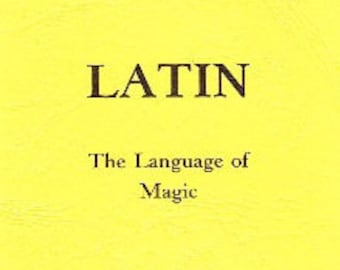 LATIN: The Language of Magic By Carl Nagel - Spells Rituals Occult Books Grimoire Goetia Witchcraft Witch Occultism Satanism