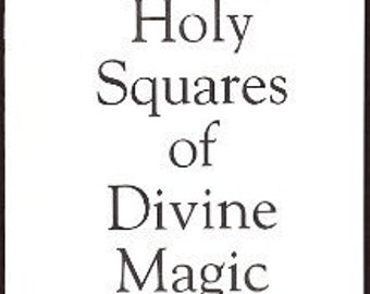 HOLY SQUARES of DIVINE Magic By Jason Pike - Spells Rituals Occult Books Grimoire Goetia Witchcraft Witch Occultism Satanism