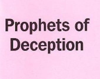 PROPHETS OF DECEPTION By D.V. Matthews, Sharon Clay & P.E. De Witt - Spells Rituals Occult Books Grimoire Goetia Witchcraft Witch Occultism