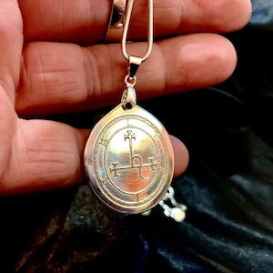 Seal of Lilith Sigil STERLING SILVER Grimoire Goetia Satan Demon Magick Magic Ceremonial Witchcraft Talisman Occult Pendant