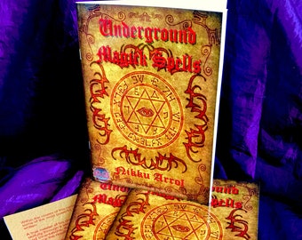 UNDERGROUND MAGICK SPELLS By Nikku Arrol - spells rituals magick occult books goetia grimoire witchcraft