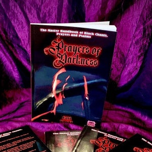 PRAYERS OF DARKNESS By Carl Nagel - Blackmagick Occult Books Occultism Goetia Grimoire Spells Rituals Witch Witchcraft Satanism Magick