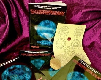 The POWER PENTACLES Of SOLOMON The King - Pentacles Of Saturn - occult books spells rituals grimoire goetia satanism black magick occultism