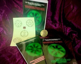 The Power Pentacles of Solomon the King - Pentacles of Venus - Occult Magick Spells Rituals Occultism Witchcraft Goetia Grimoire Talisman