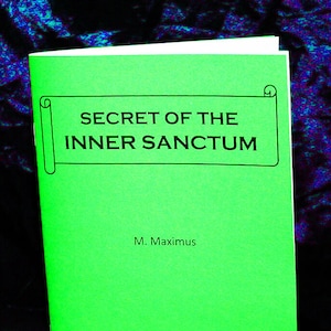 Secret of The Inner Sanctum - Spells Rituals Occult Books Grimoire Goetia Witchcraft Witch Occultism Satanism