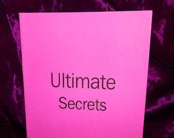 ULTIMATE SECRETS By David Anderson - Magick Spells Rituals Occult Books Occultism Grimoire Goetia Witch Witchcraft