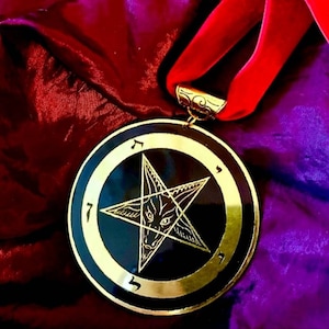 Hand-Crafted Brass Lamen of Satan