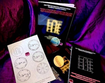 Pentacles of The Moon – King Solomon Occult Brass Pentacle Set