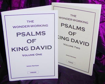 The Wonder Working Psalms of King David Finbarr Books Bible White Christian Magick Occult Spell Book Witchcraft Magic