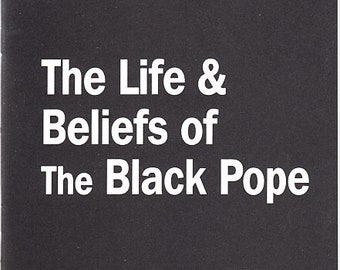 The Life & Beliefs of the Black Pope By J. Finbarr - Spells Rituals Occult Books Grimoire Goetia Witchcraft Witch Occultism Satanism