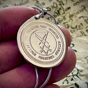 Sterling Silver Sigil of Lucifer - The Seal of Satan