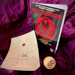 The Power Pentacles of Solomon: Pentacle of Mars - occult magick spells rituals witch witchcraft goetia grimoire occultism