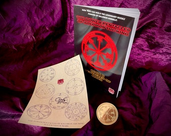 The Power Pentacles of Solomon: Pentacle of Mars - occult magick spells rituals witch witchcraft goetia grimoire occultism