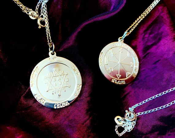 Seal of Solomon STERLING SILVER Good Luck Fortune Talisman