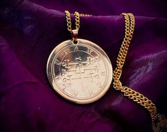 Hand-Crafted GOETIC DEMON ANDROMALEUS Talisman - occult occultism spells rituals witch witchcraft