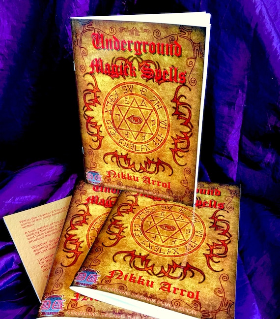 Starlight Books Occult Grimoire.Wealth Nikku Arrol UNDERGROUND MAGICK SPELLS 