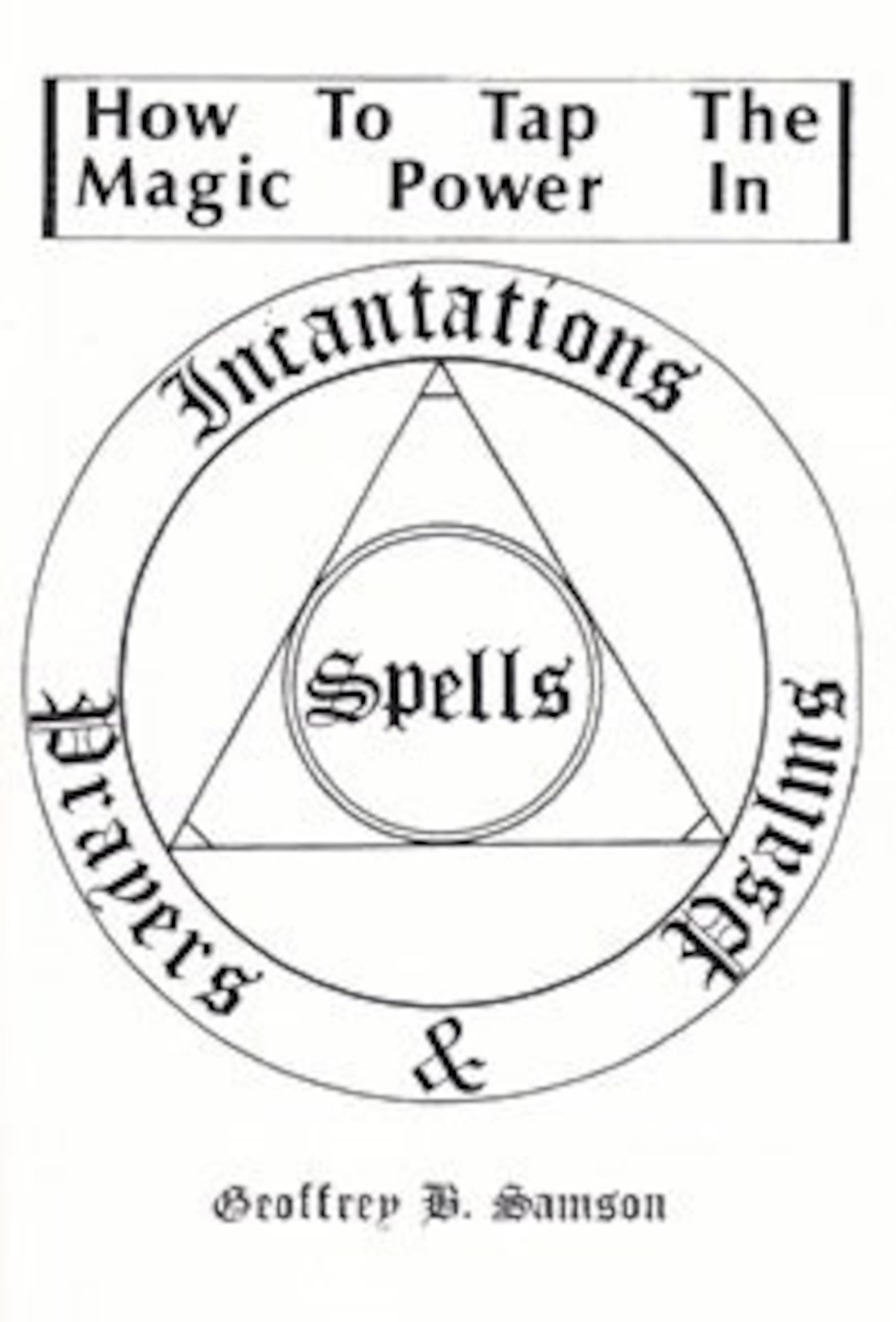 How to Tap the MAGIC POWER in INCANTATIONS Spells Rituals Etsy UK