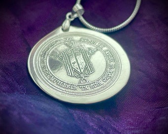 Sterling Silver “Talisman for Riches” - occult spells rituals witchcraft occult occultism talisman pendant sigil magick jewelery