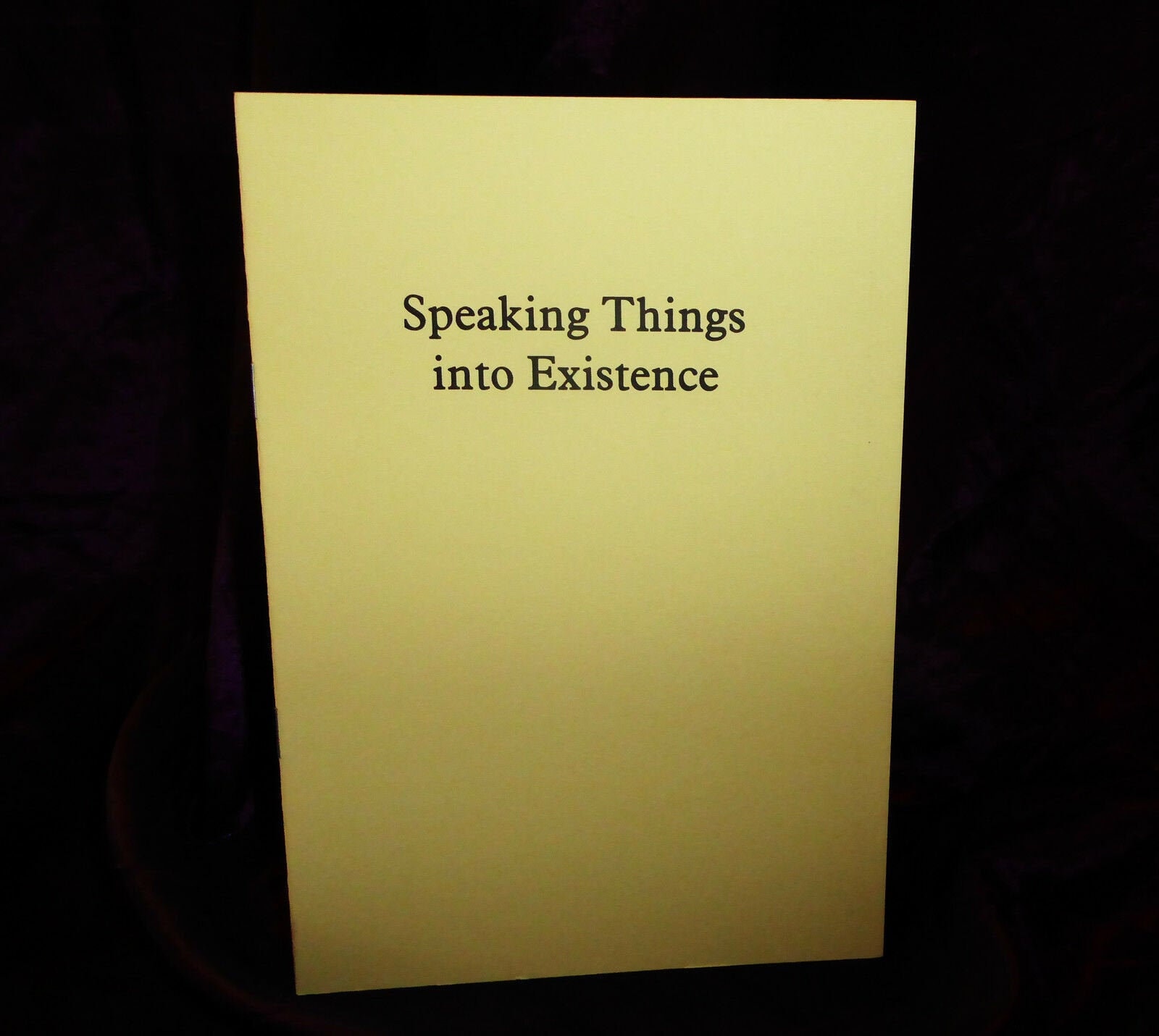 Speaking Things Into Existence by James Finbarr Occultism Etsy
