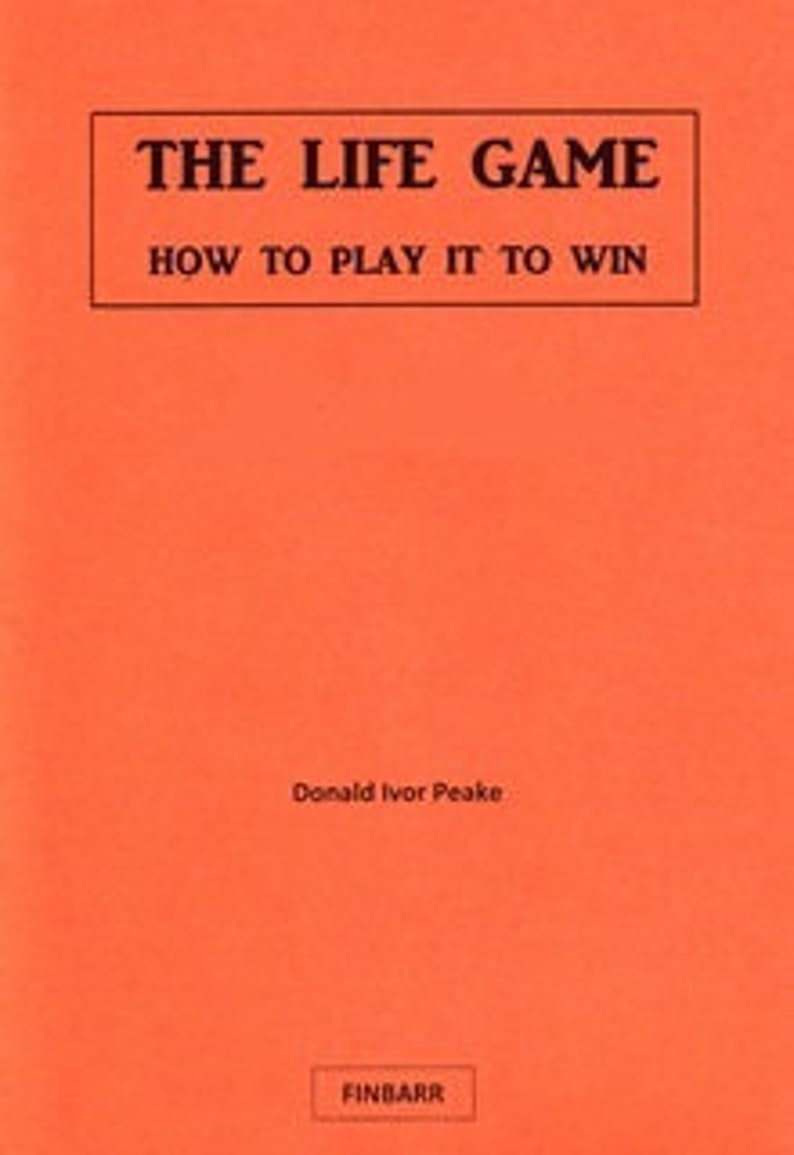 THE LIFE GAME By Donald I. Max 73% OFF Peake Occult Spells - Oc Books Magick Be super welcome
